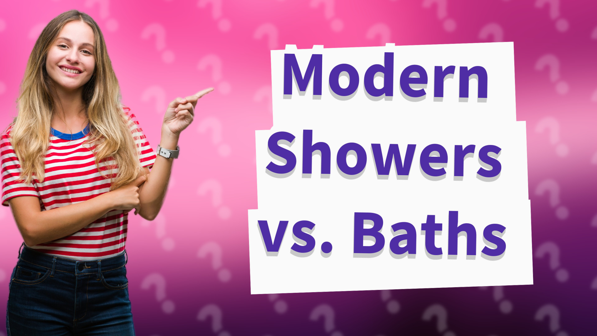 Modern Showers vs. Baths
