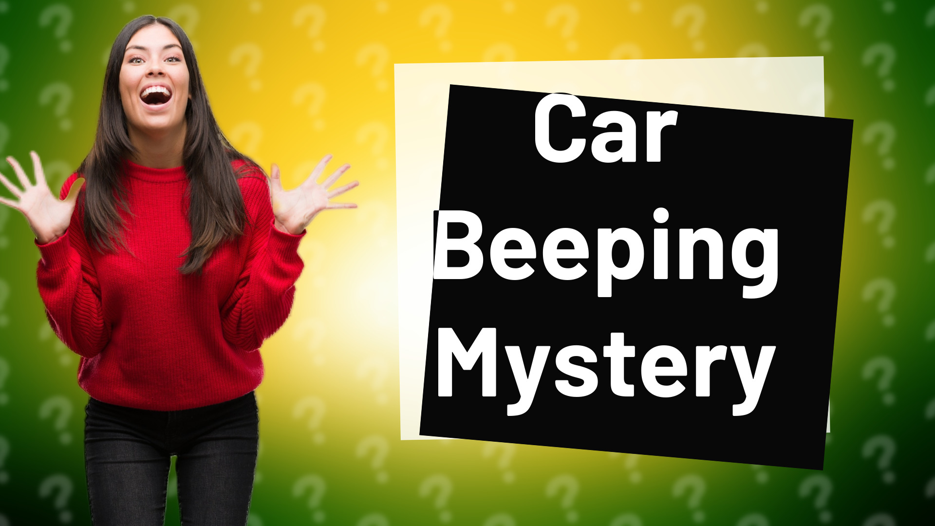 Car Beeping Mystery