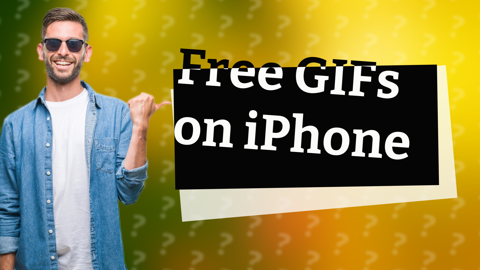 Free GIFs on iPhone