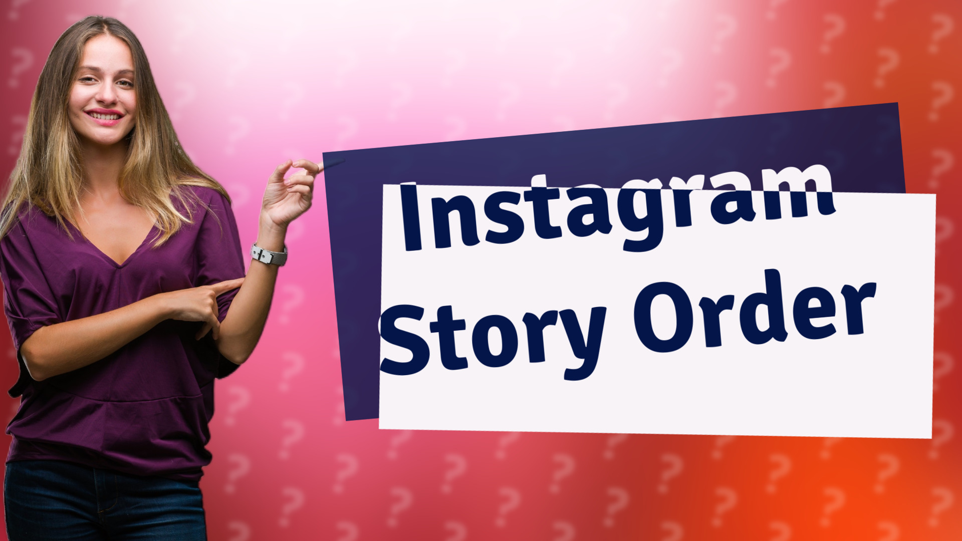 Instagram Story Order