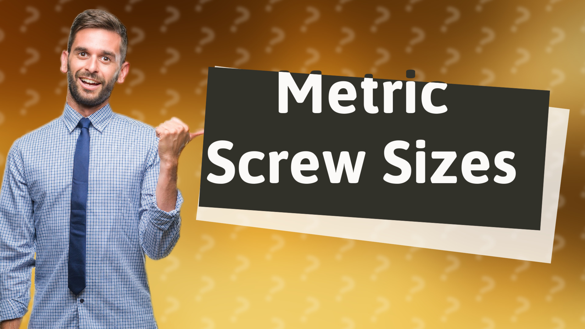Metric Screw Sizes