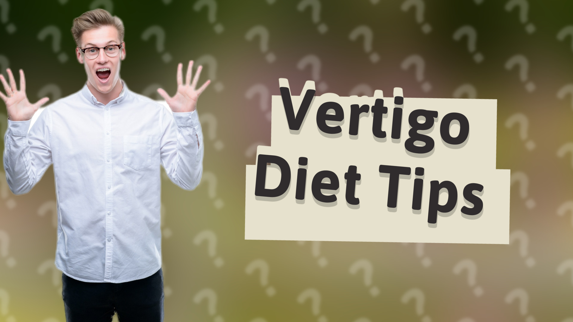 Vertigo Diet Tips