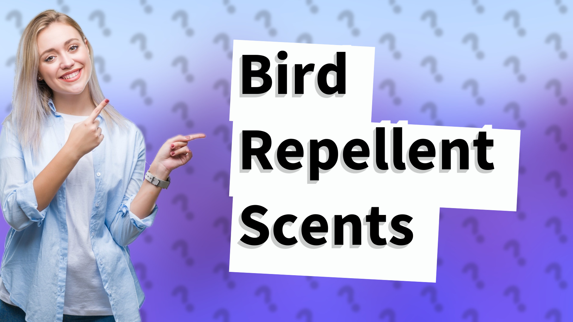 Bird Repellent Scents