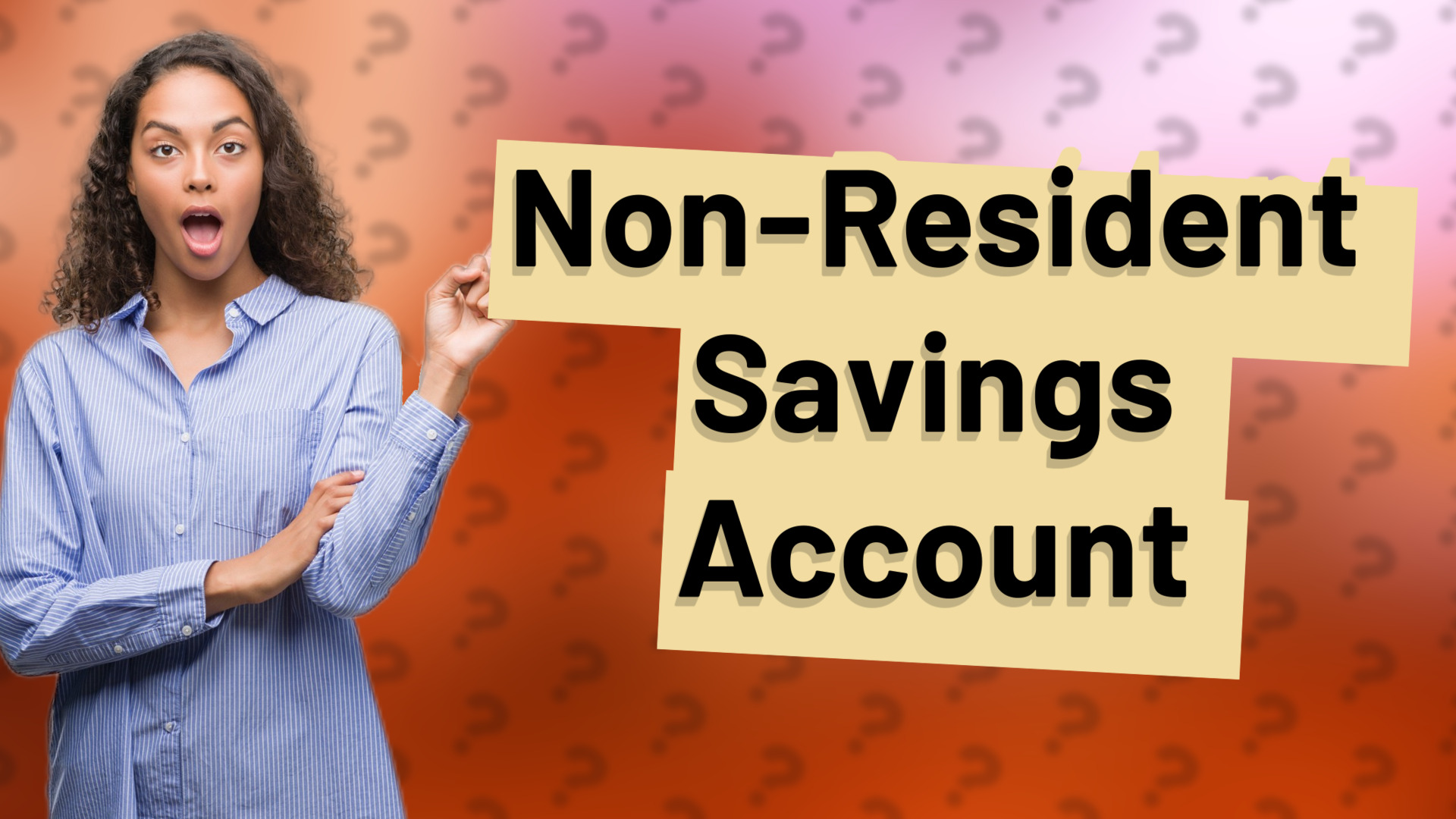 Non-Resident Savings Account