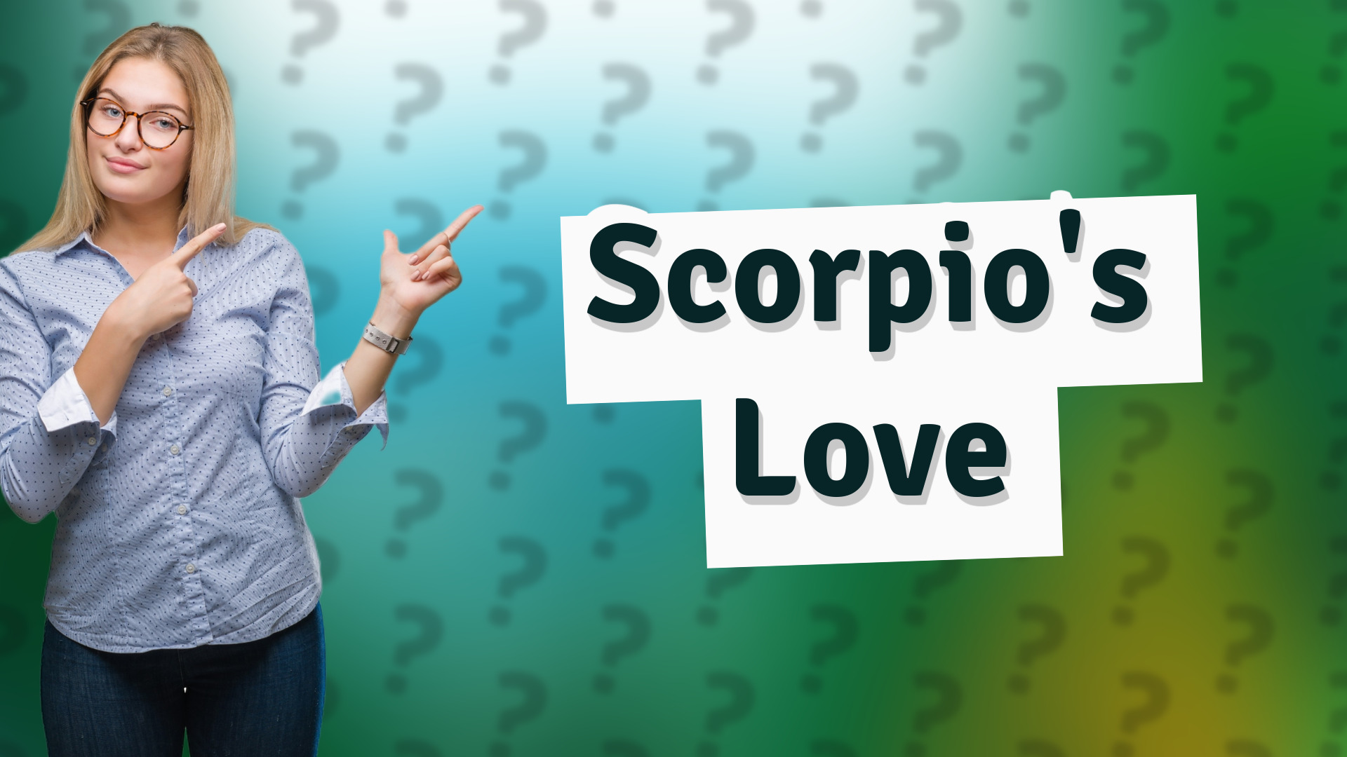 Scorpio's Love
