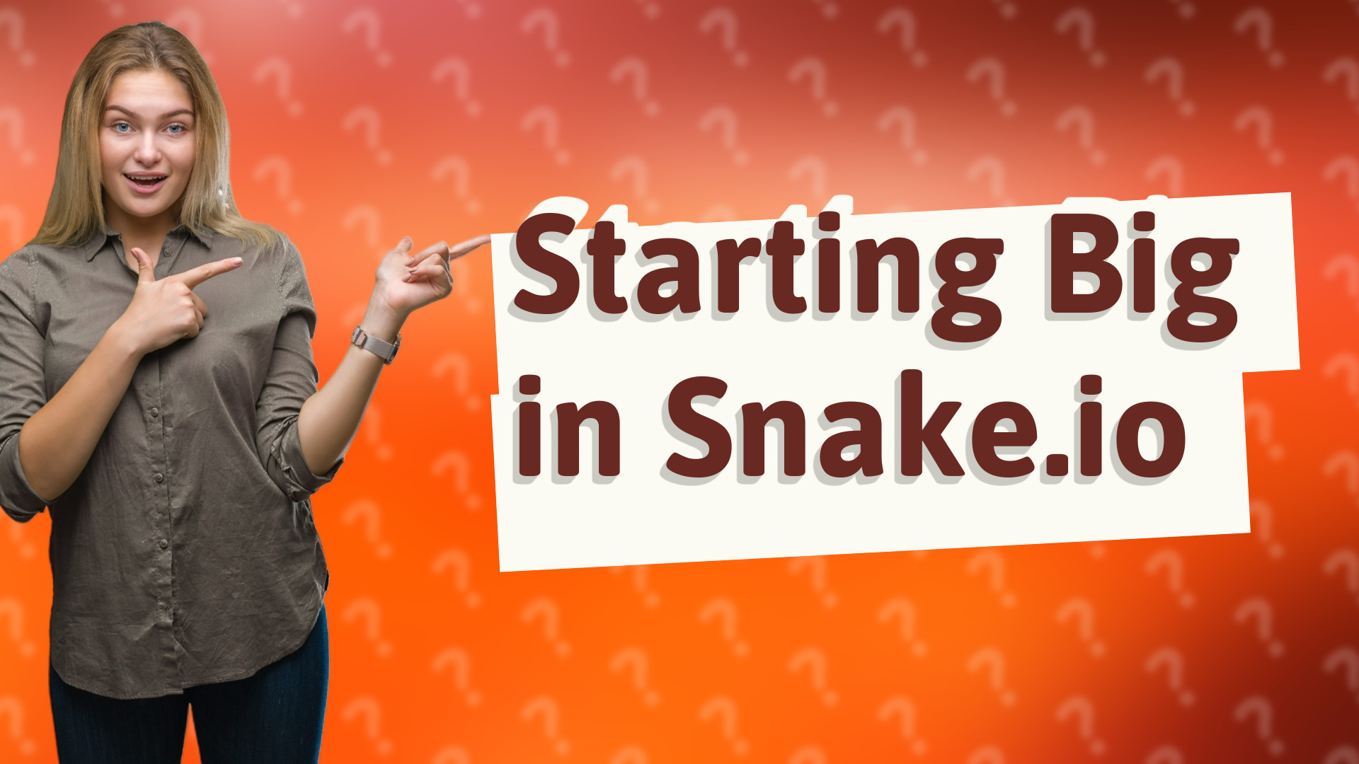 Starting Big in Snake.io