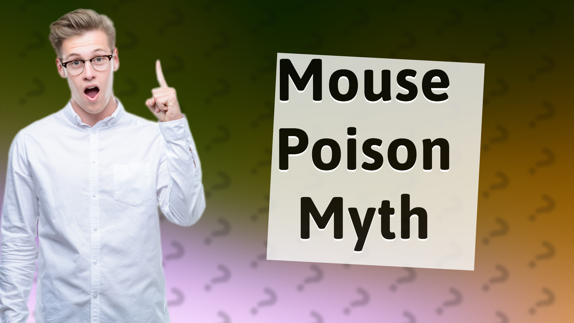Mouse Poison Myth