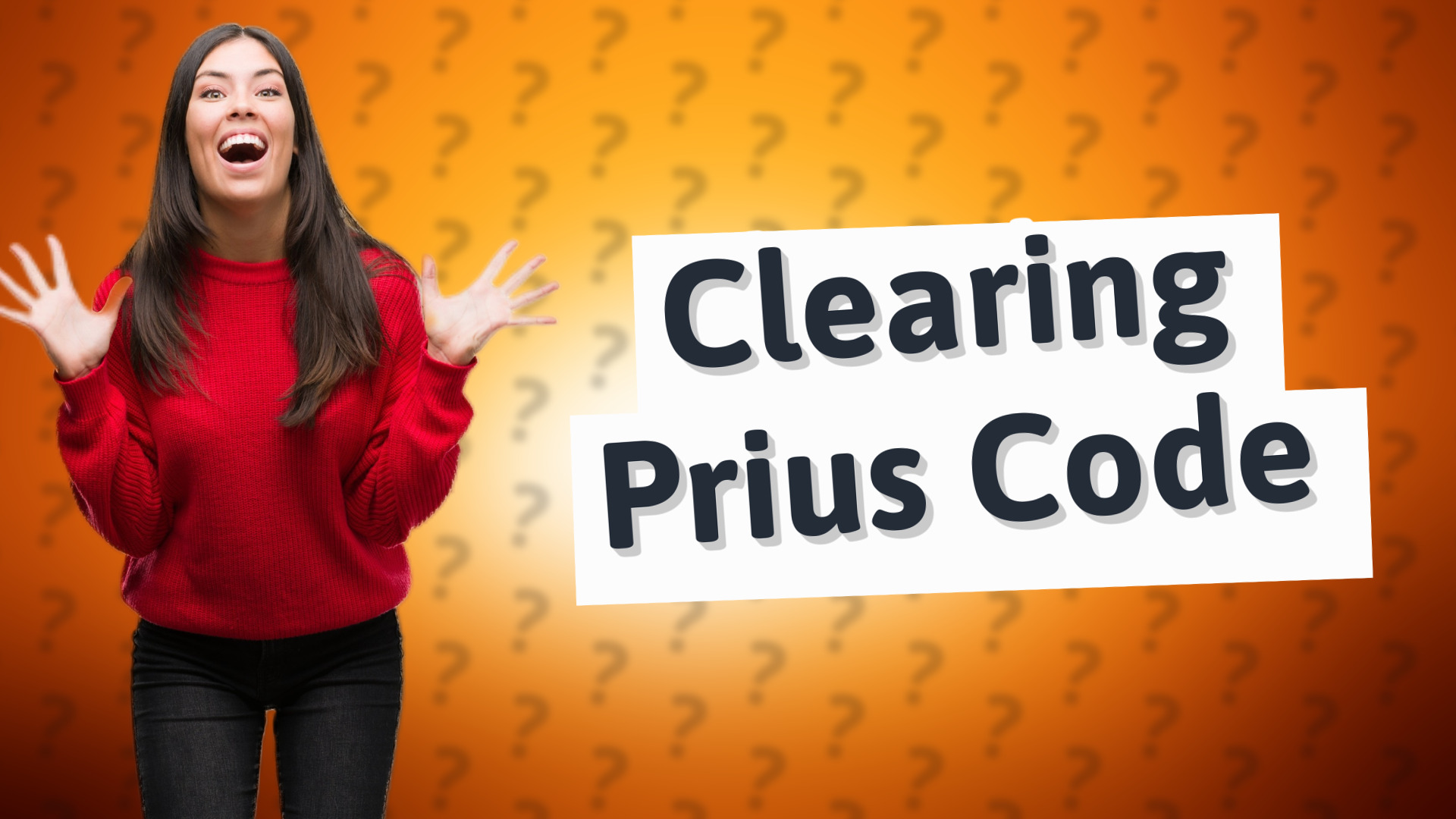 Clearing Prius Code