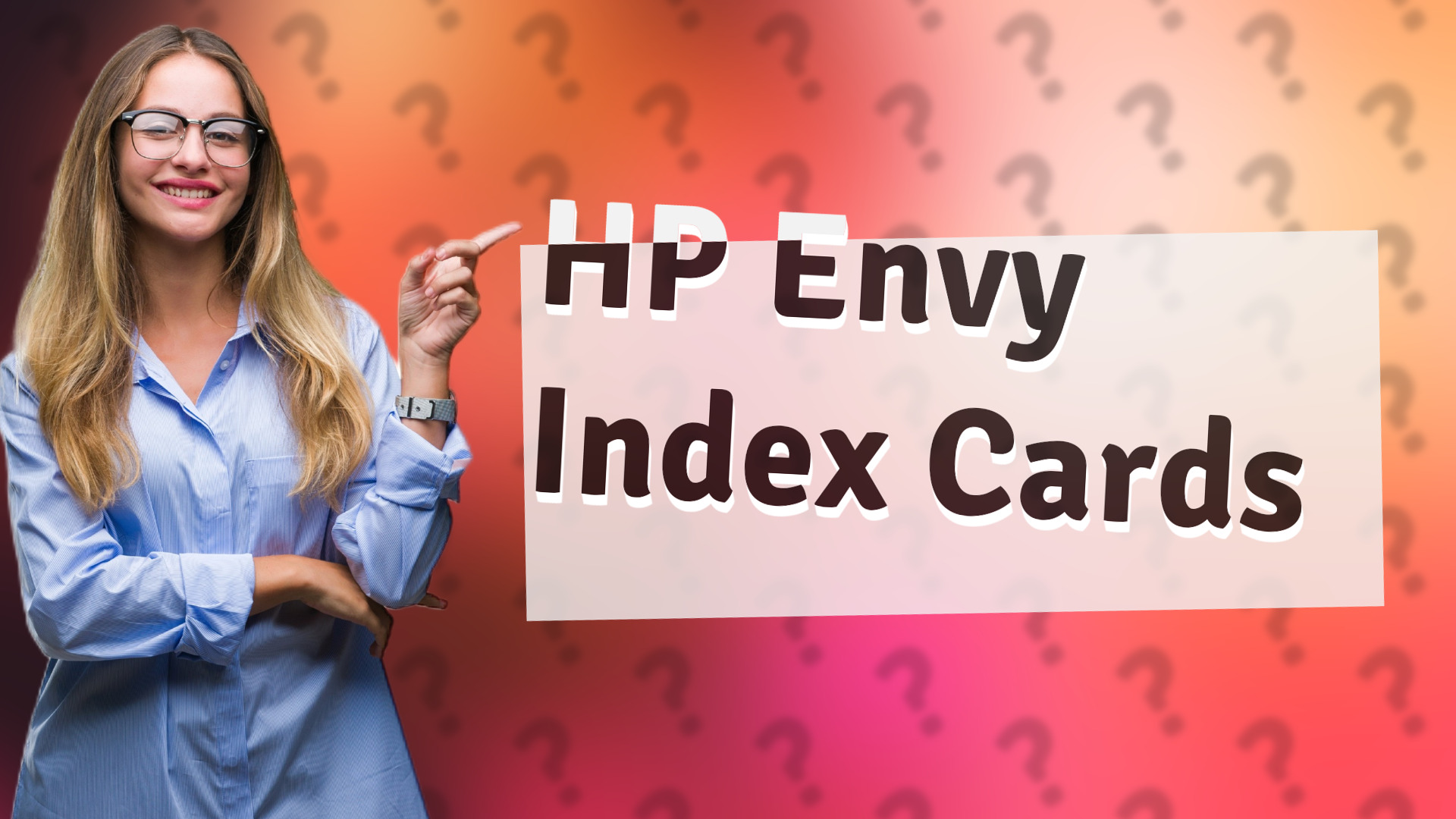 HP Envy Index Cards