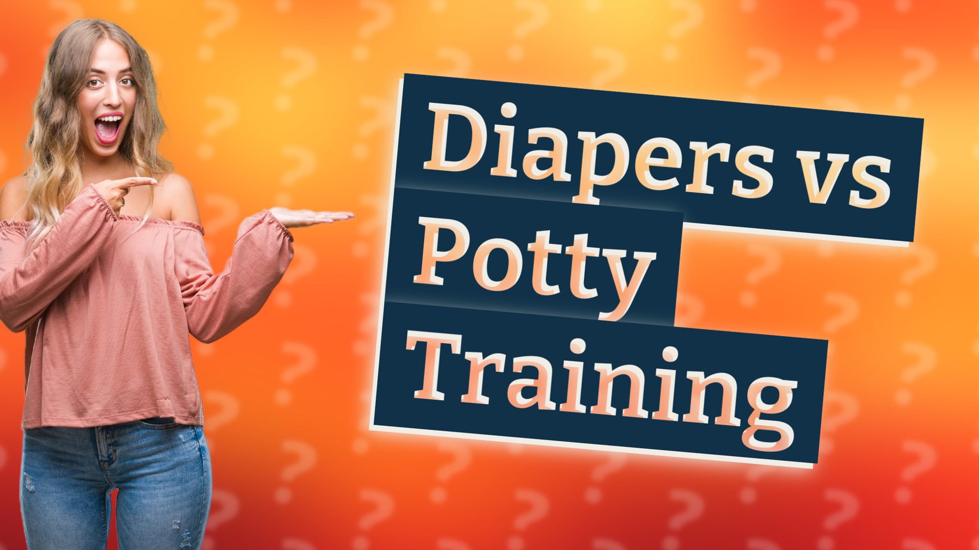 Diapers vs Potty Training