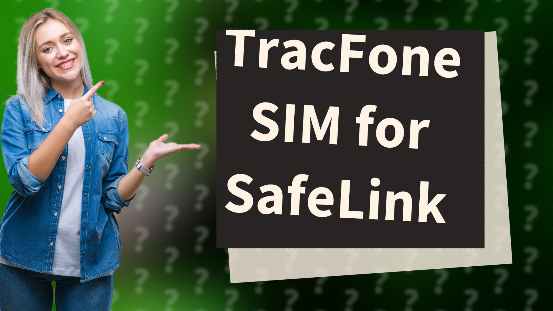 TracFone SIM for SafeLink