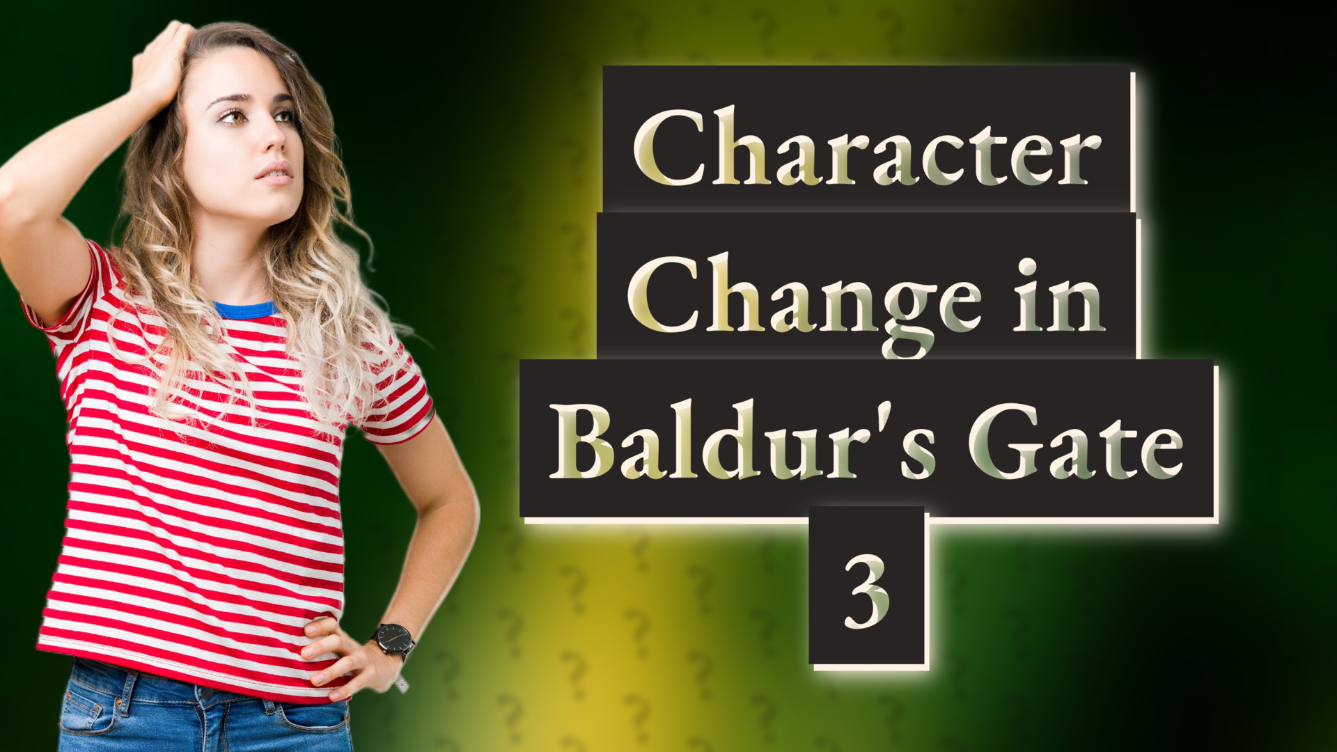 Character Change in Baldur's Gate 3