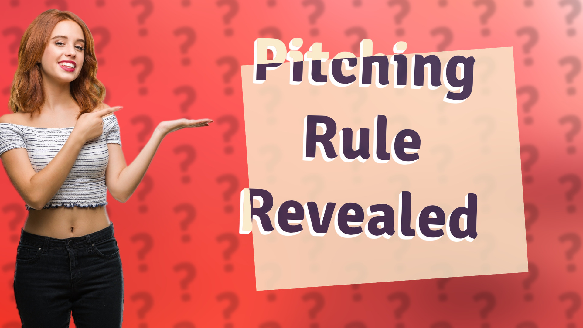 Pitching Rule Revealed
