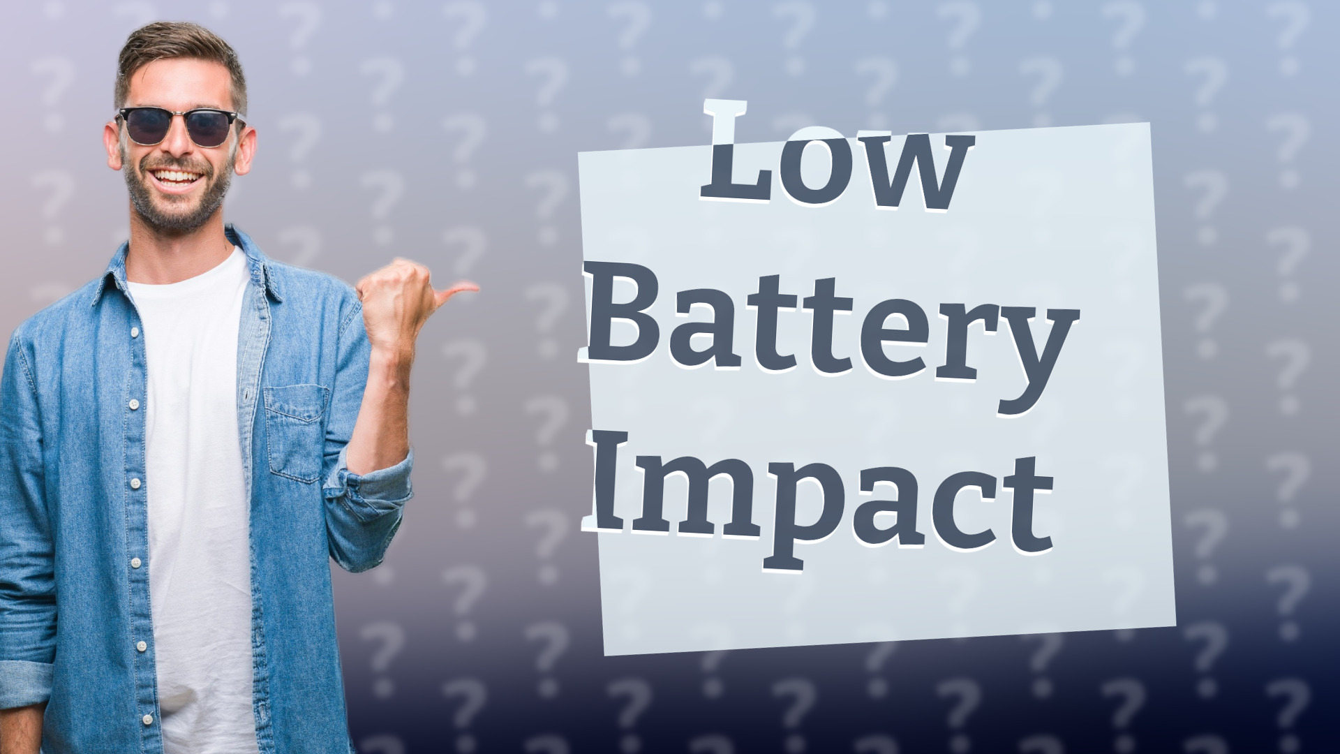 Low Battery Impact