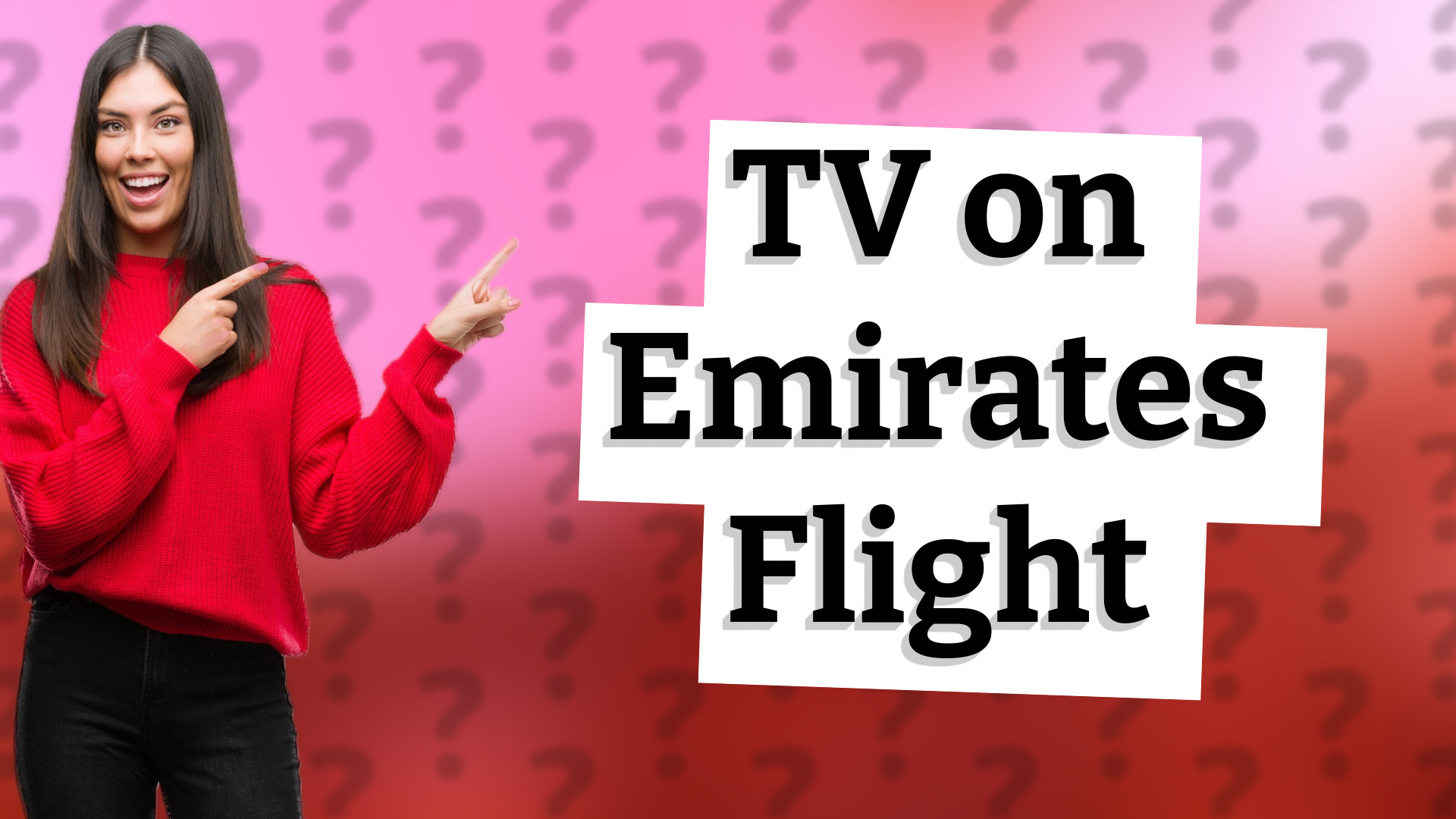 TV on Emirates Flight