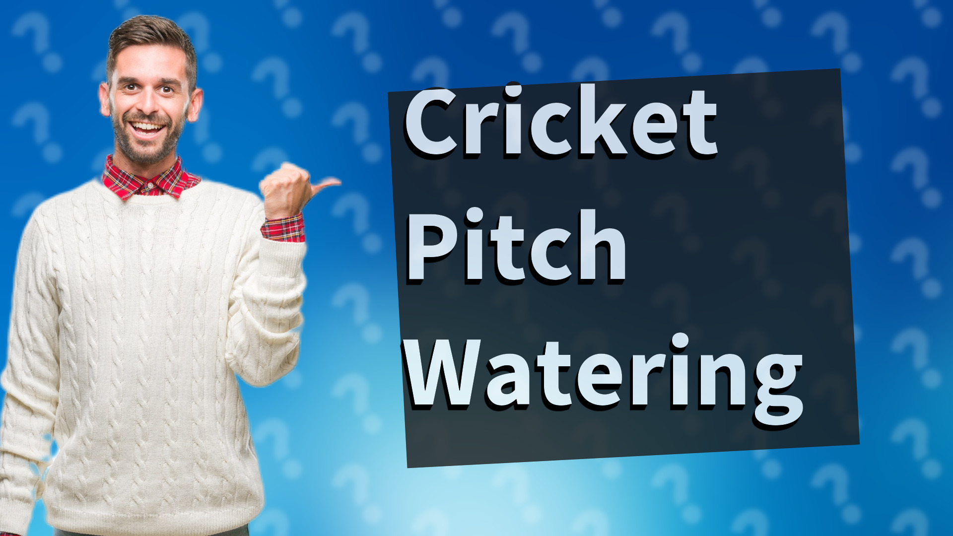 Cricket Pitch Watering