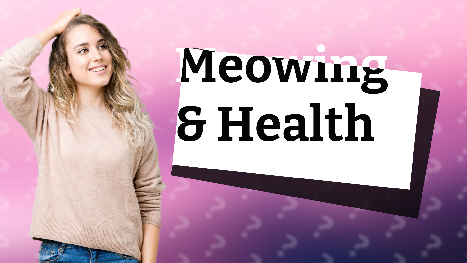 Meowing & Health