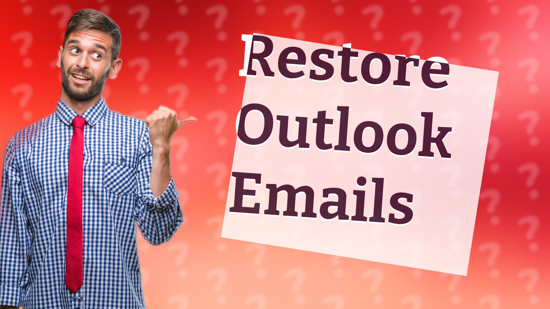 Restore Outlook Emails