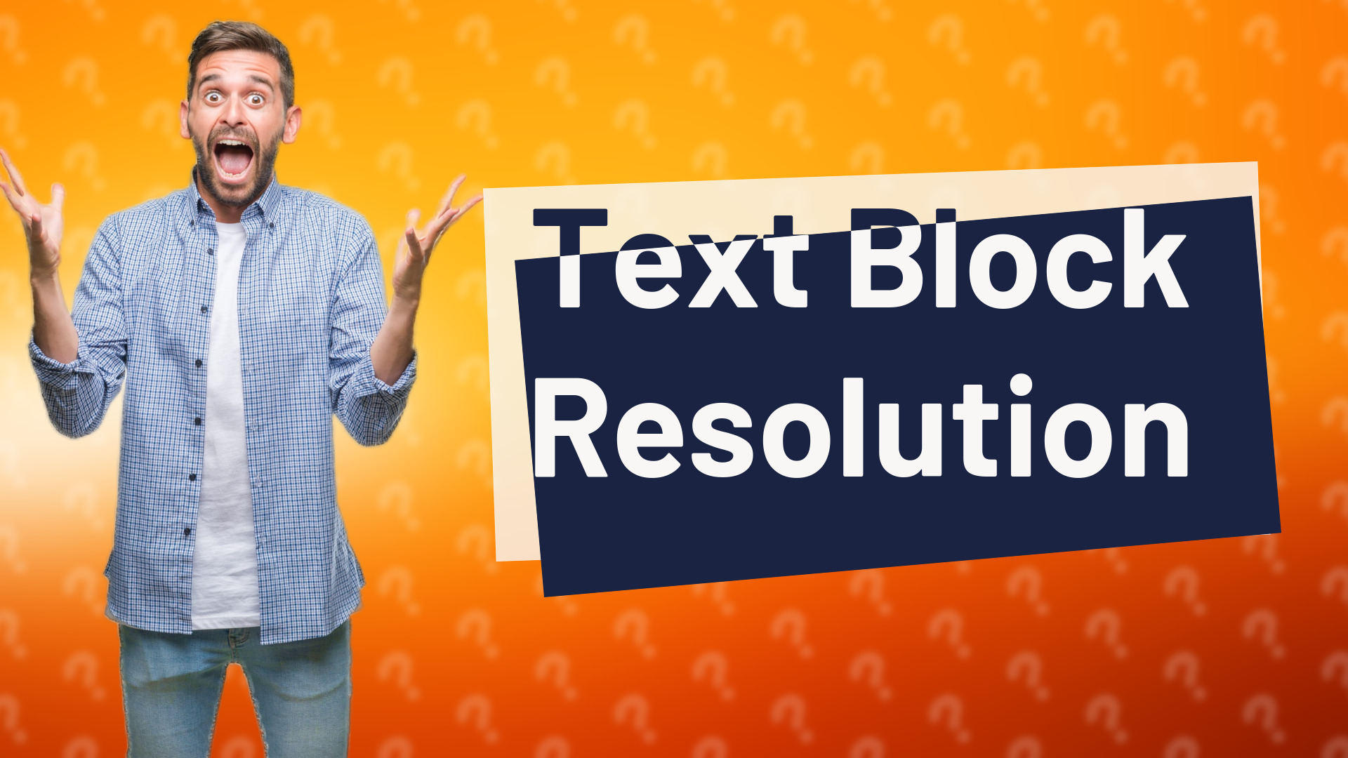 Text Block Resolution