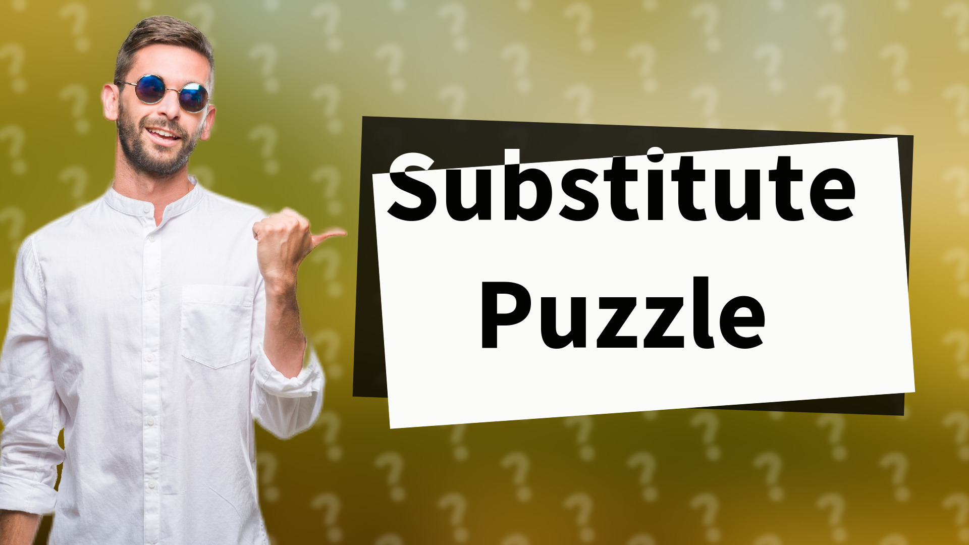 Substitute Puzzle