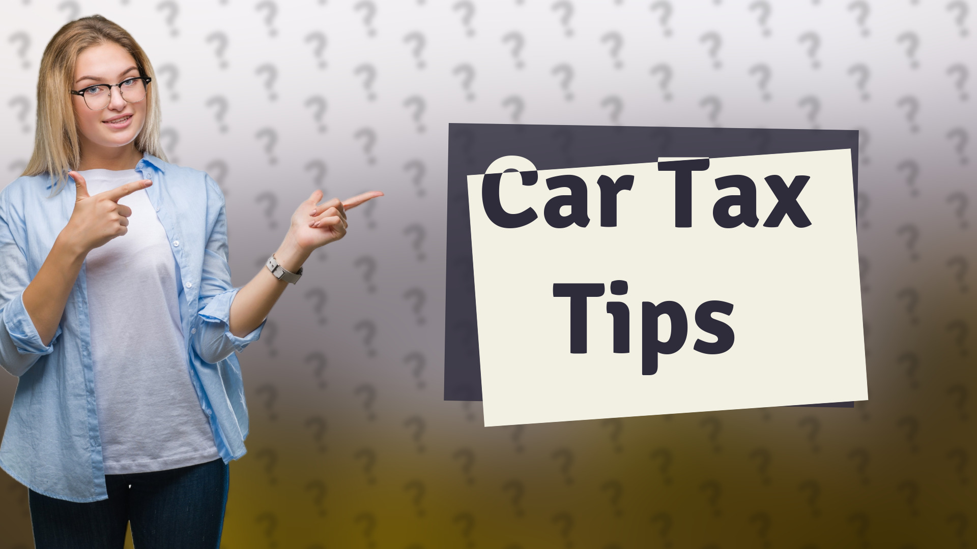 Car Tax Tips