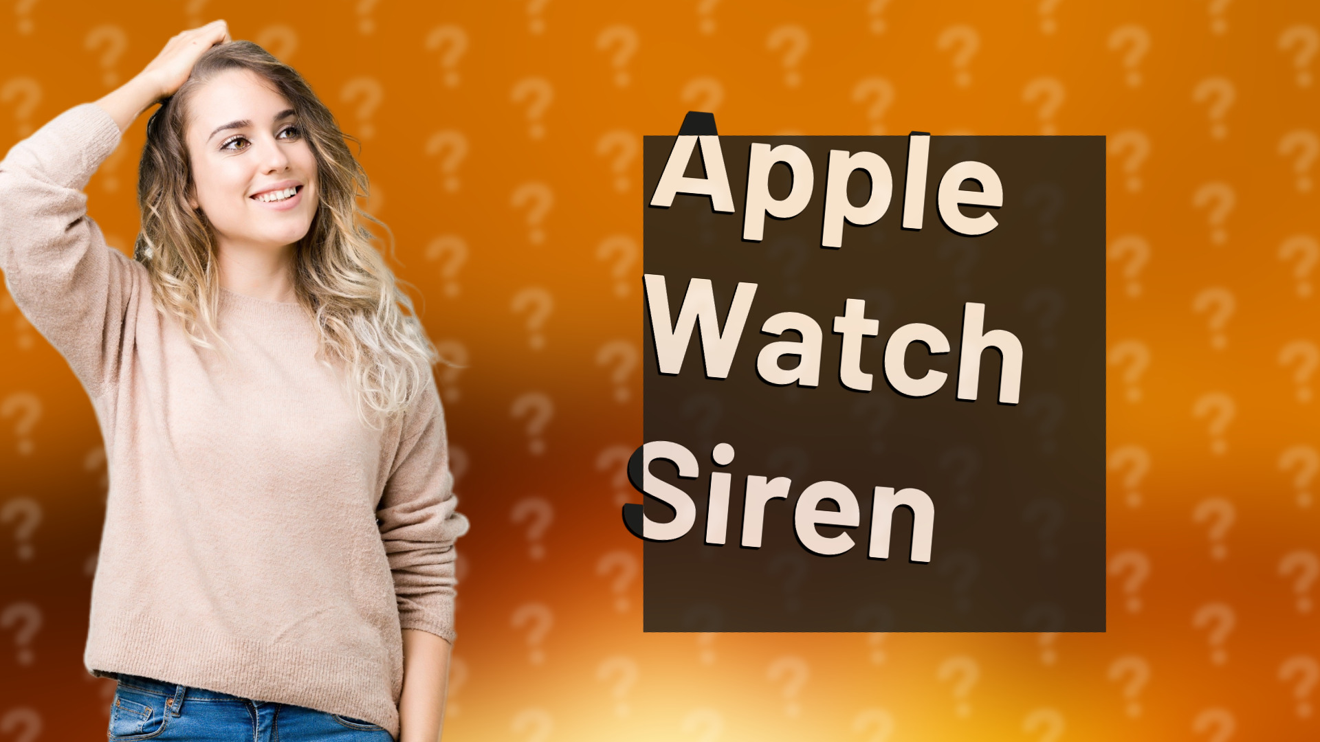 Apple Watch Siren