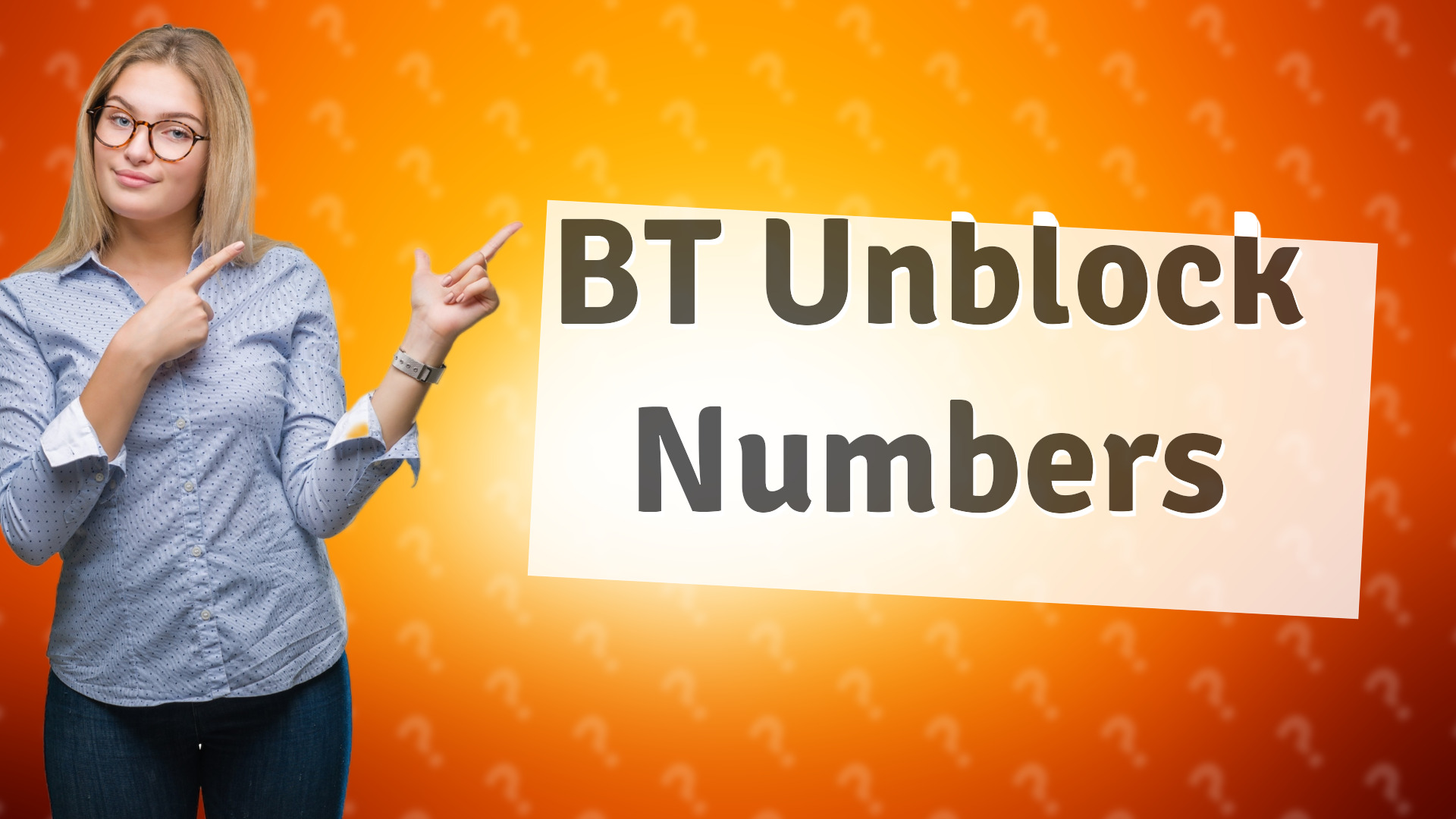 BT Unblock Numbers