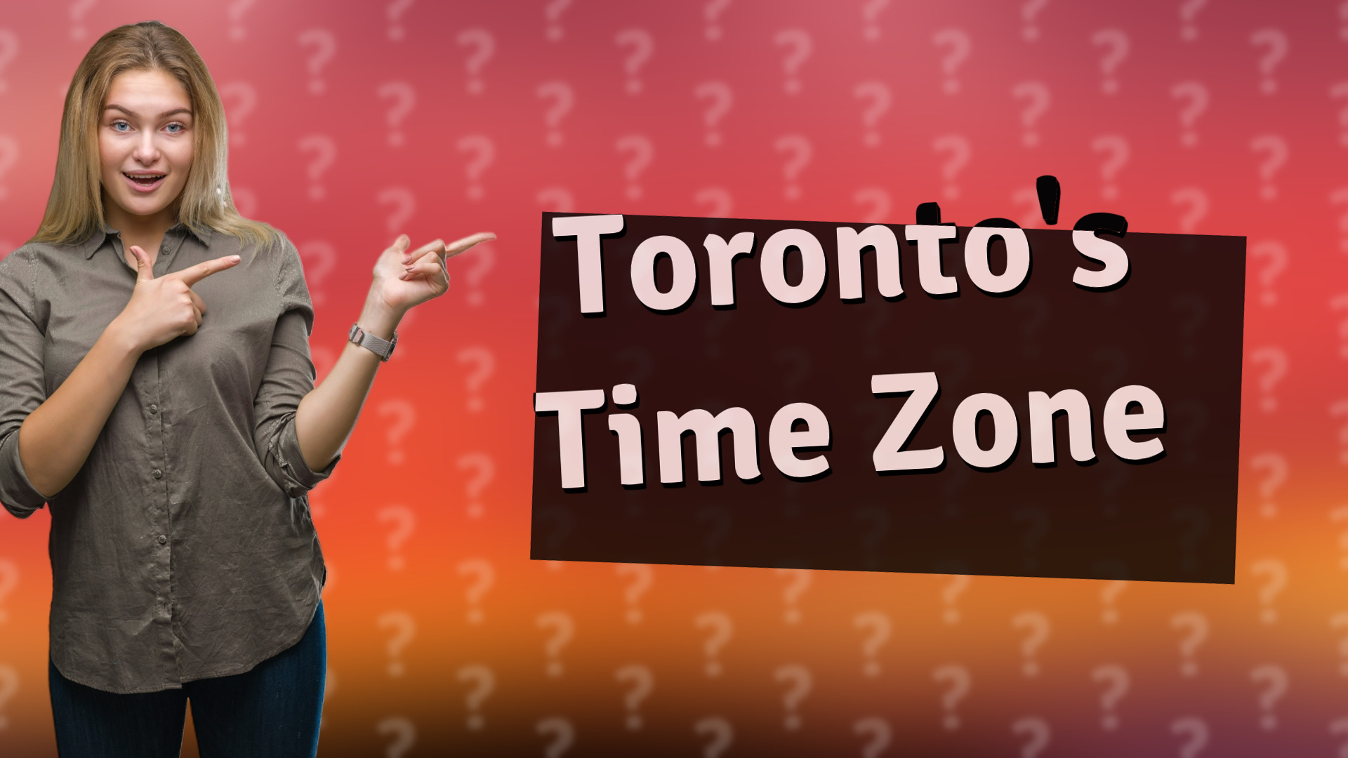 Toronto's Time Zone