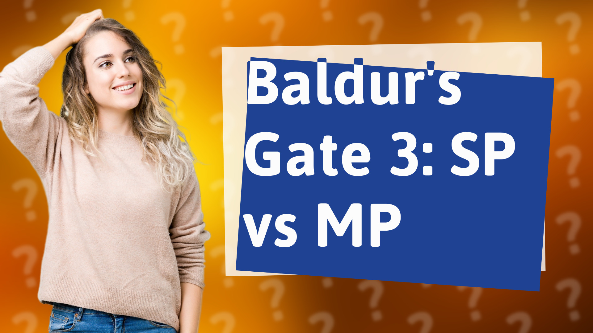 Baldur's Gate 3: SP vs MP