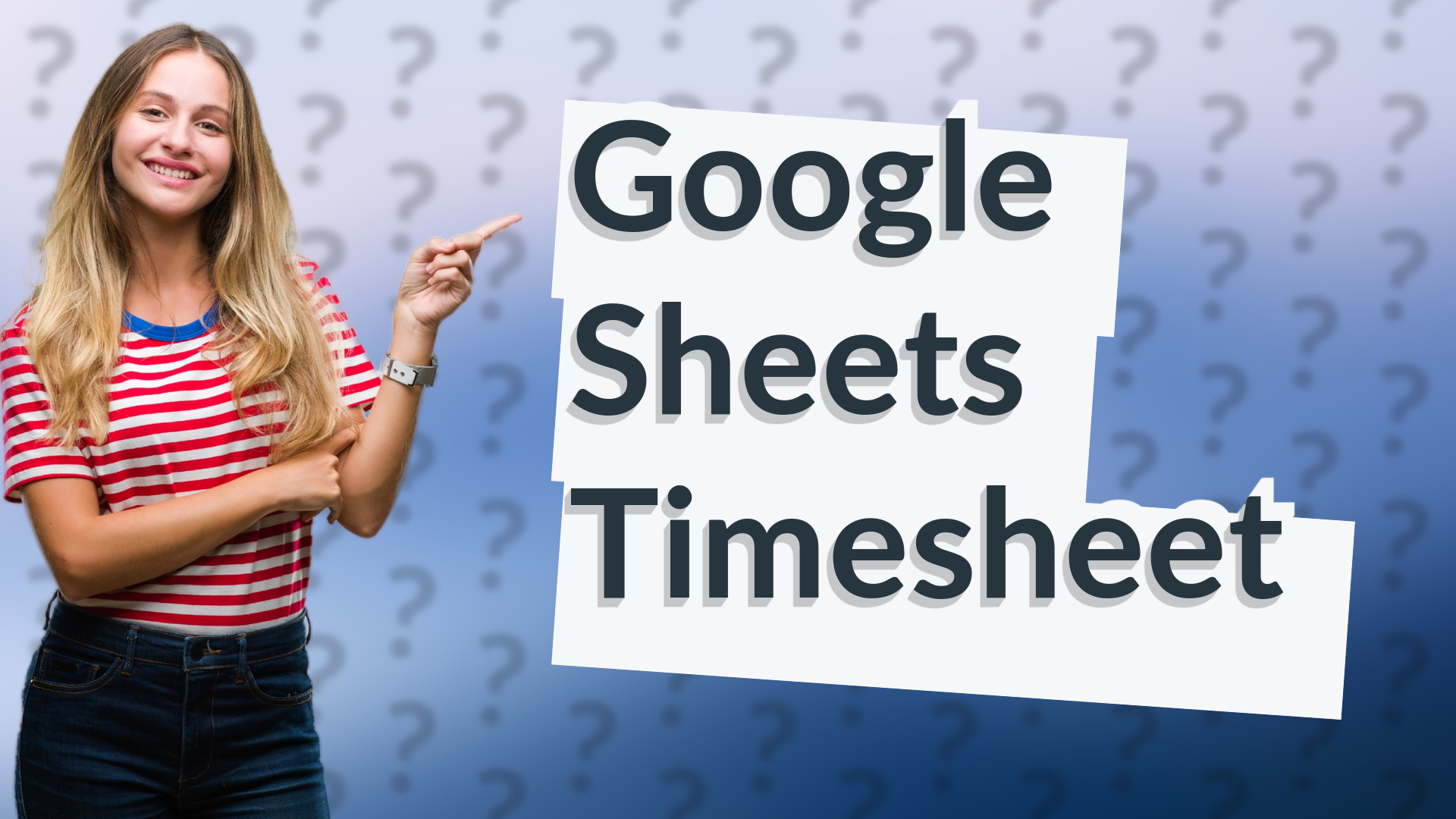 Google Sheets Timesheet