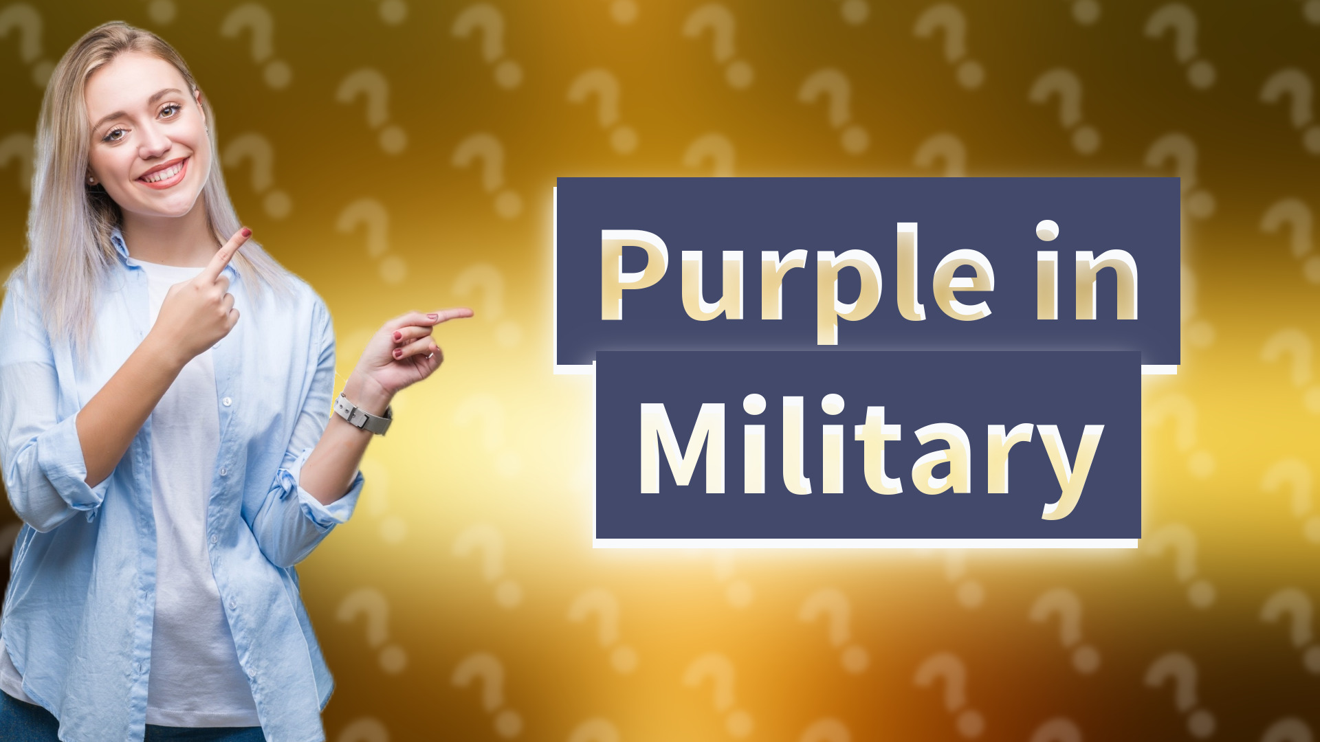 Purple in Military