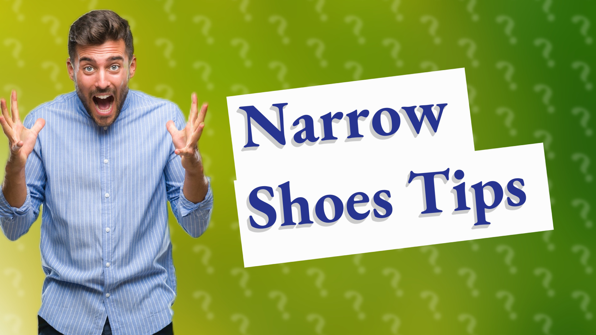 Narrow Shoes Tips
