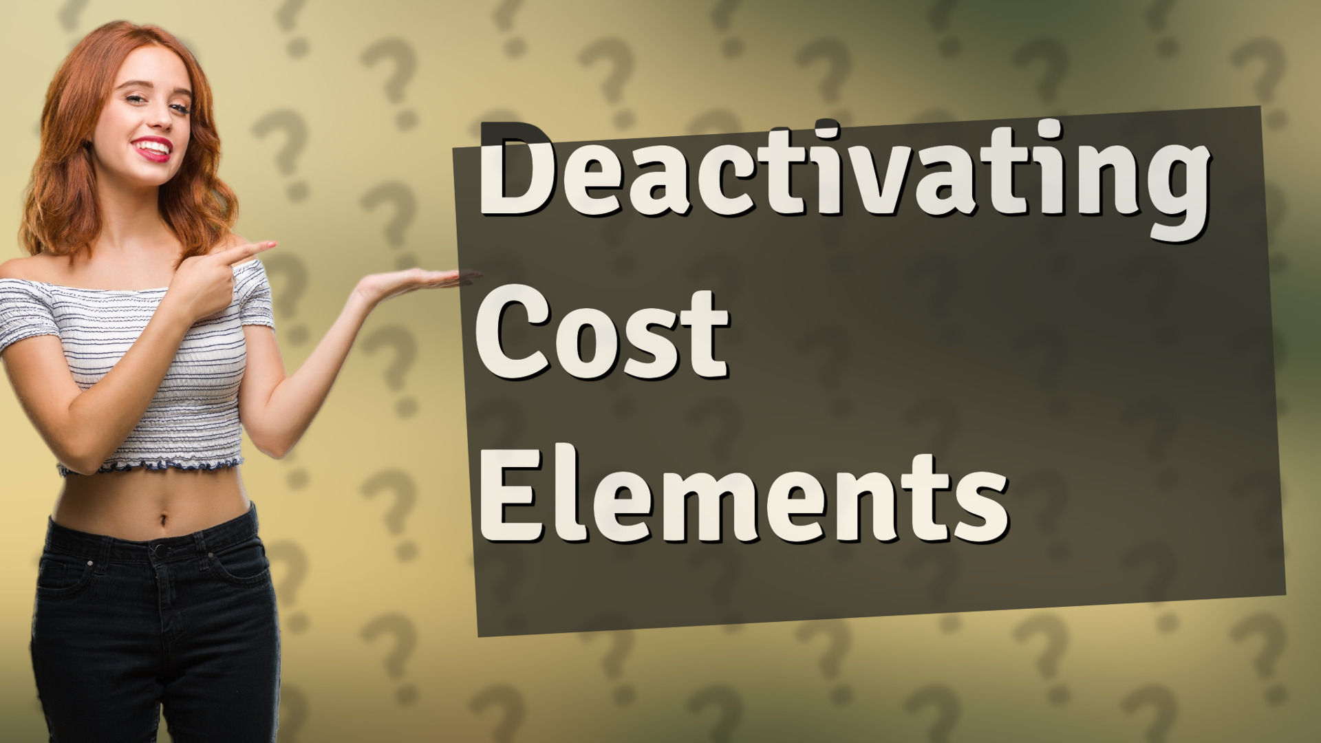 Deactivating Cost Elements