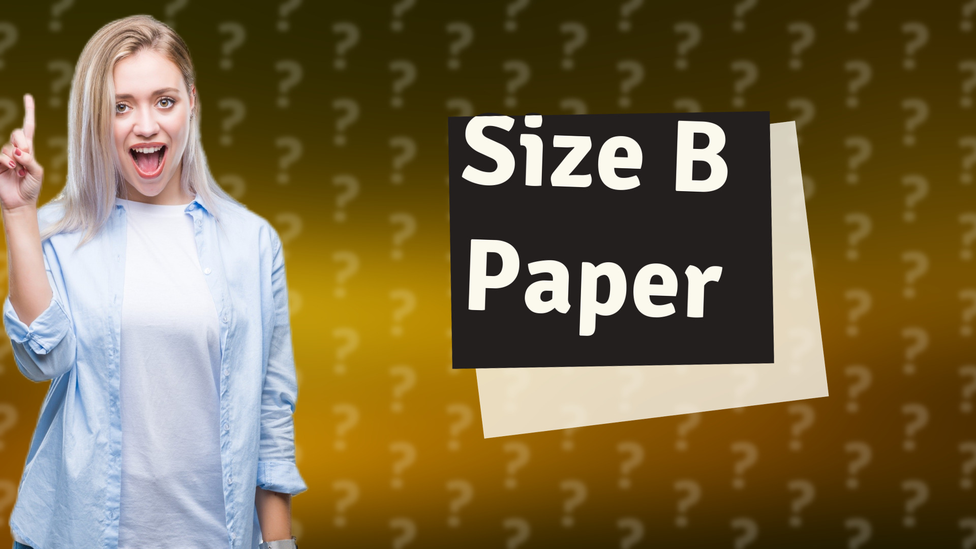Size B Paper