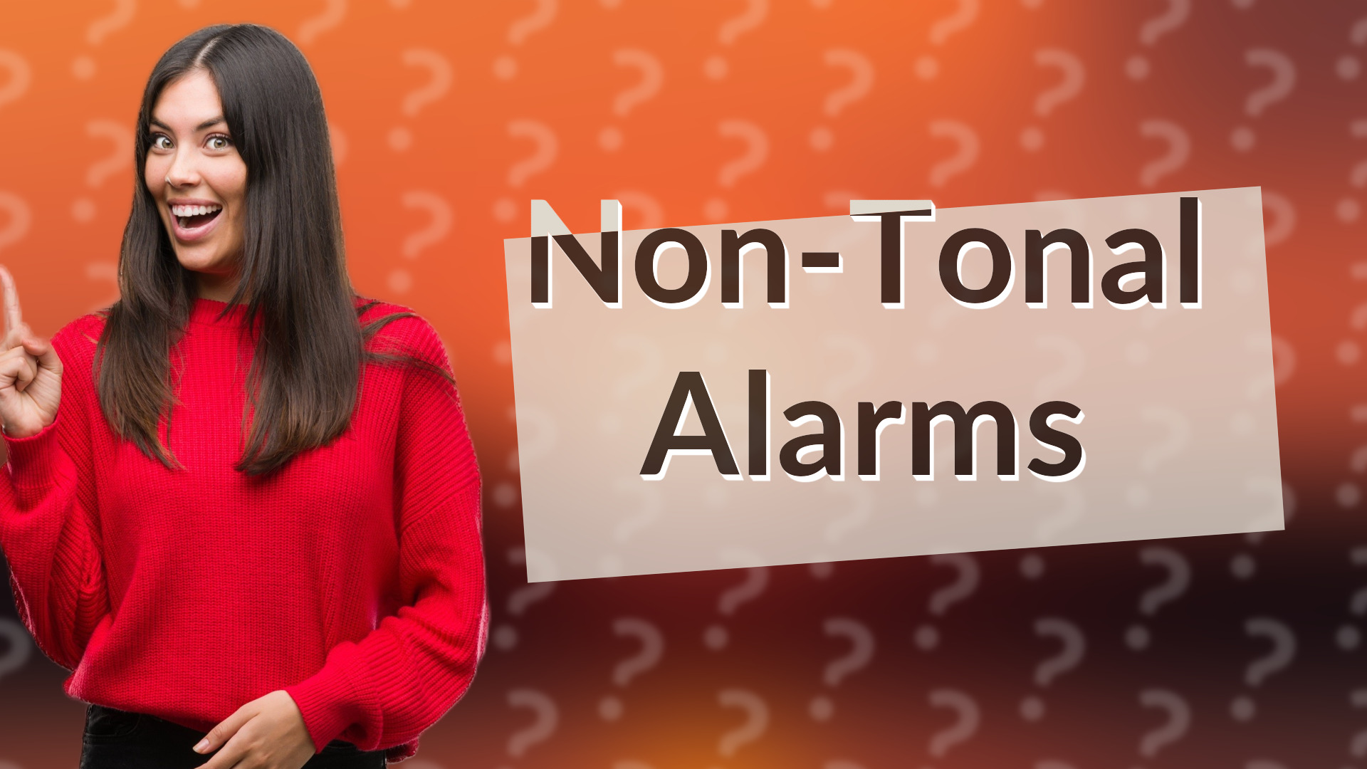 Non-Tonal Alarms