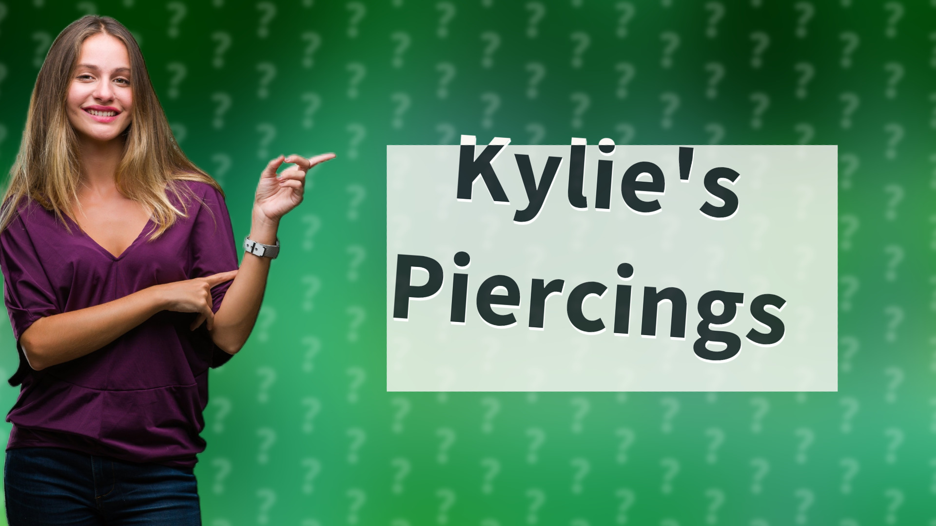 Kylie's Piercings