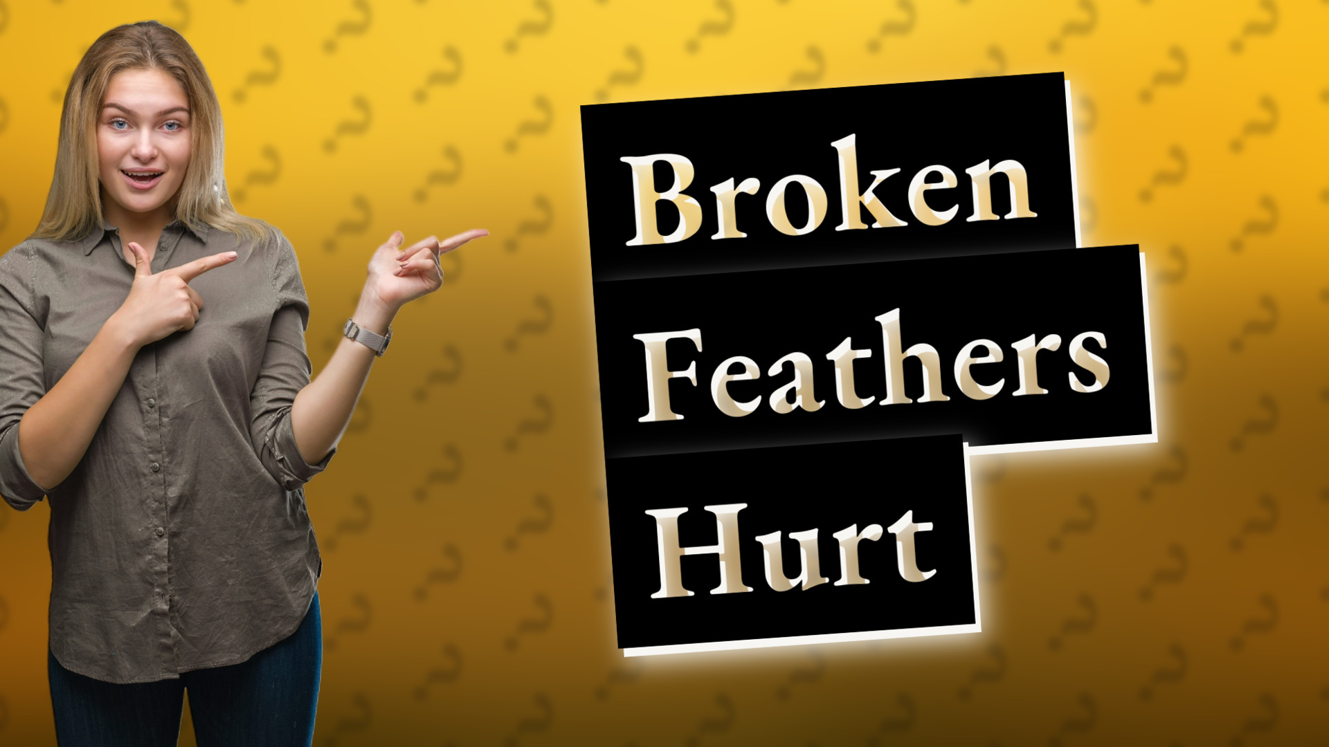 Broken Feathers Hurt