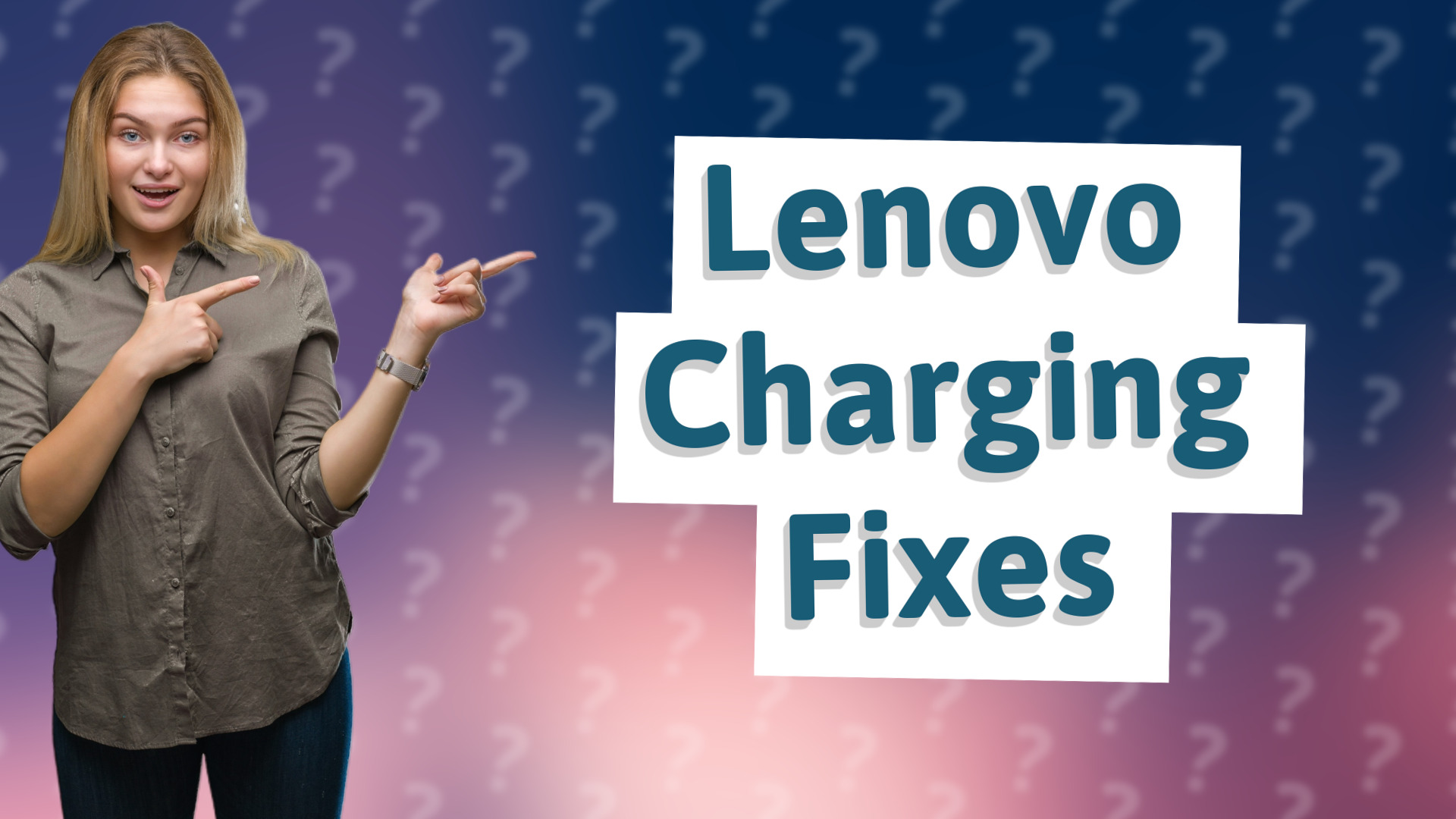 Lenovo Charging Fixes