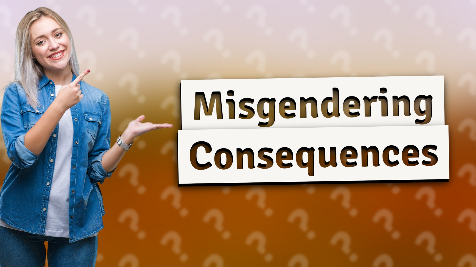 Misgendering Consequences