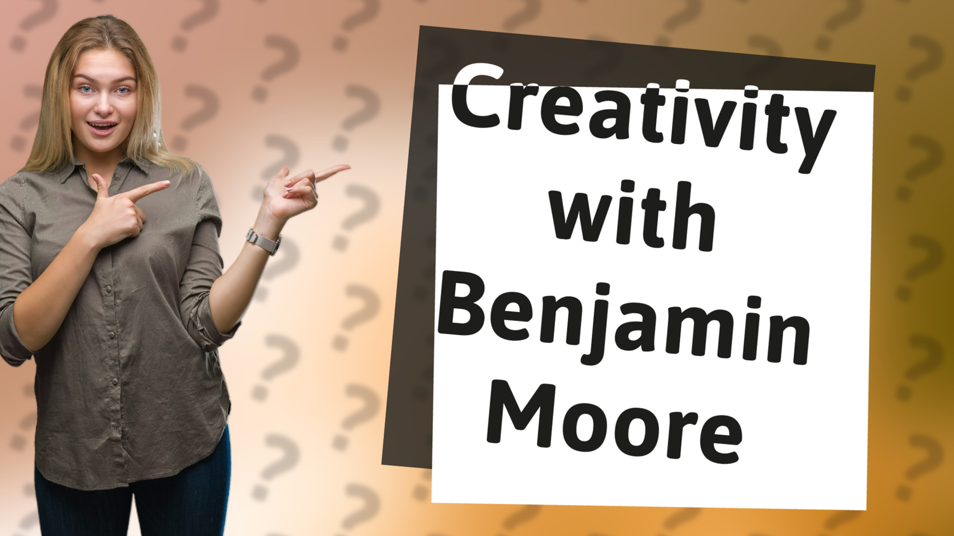 Creativity with Benjamin Moore