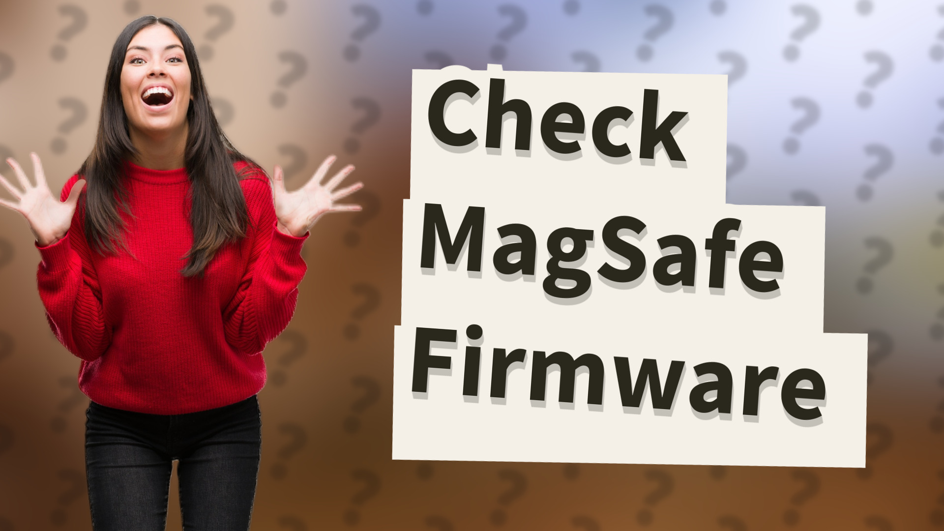 Check MagSafe Firmware