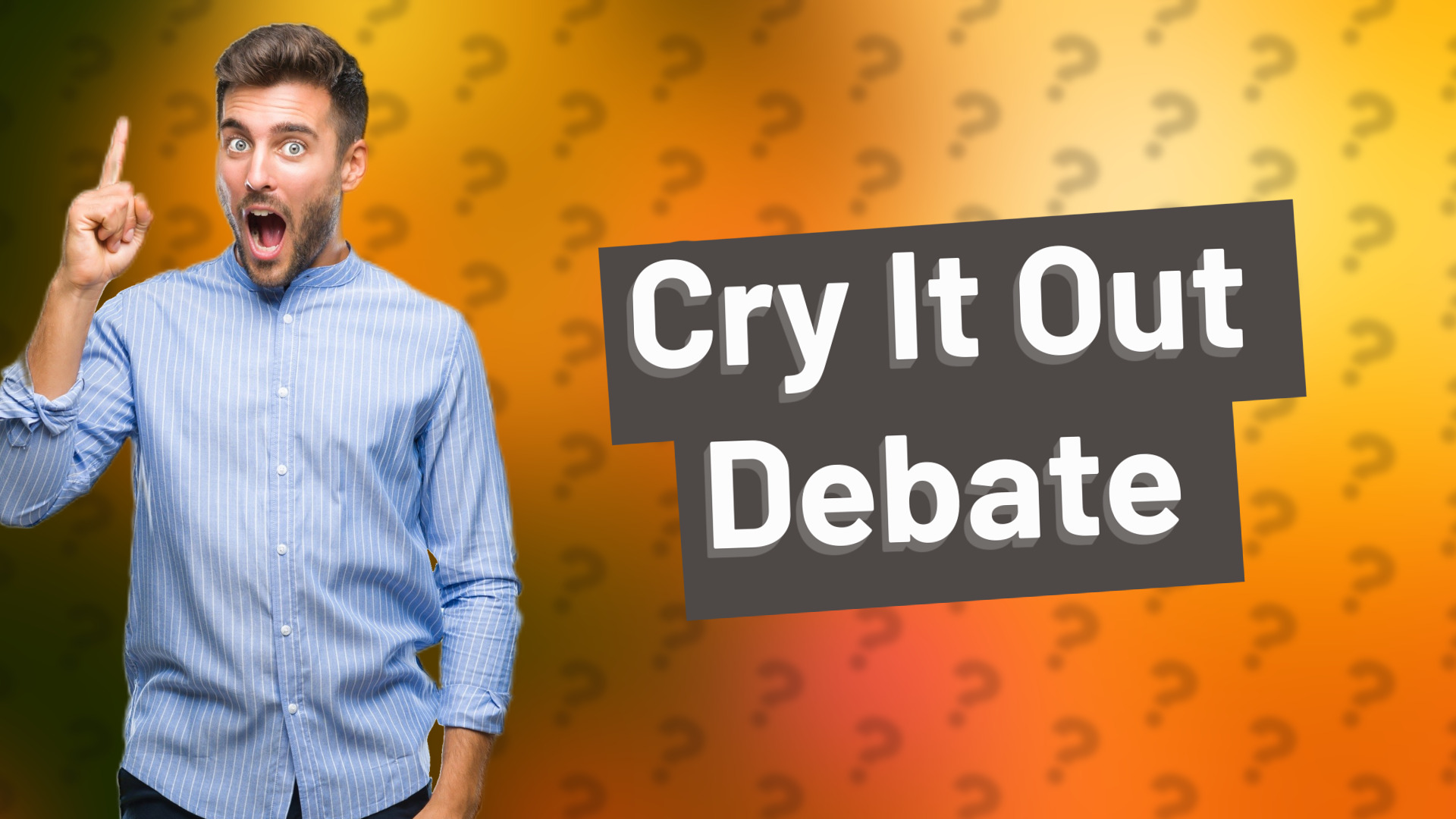 Cry It Out Debate