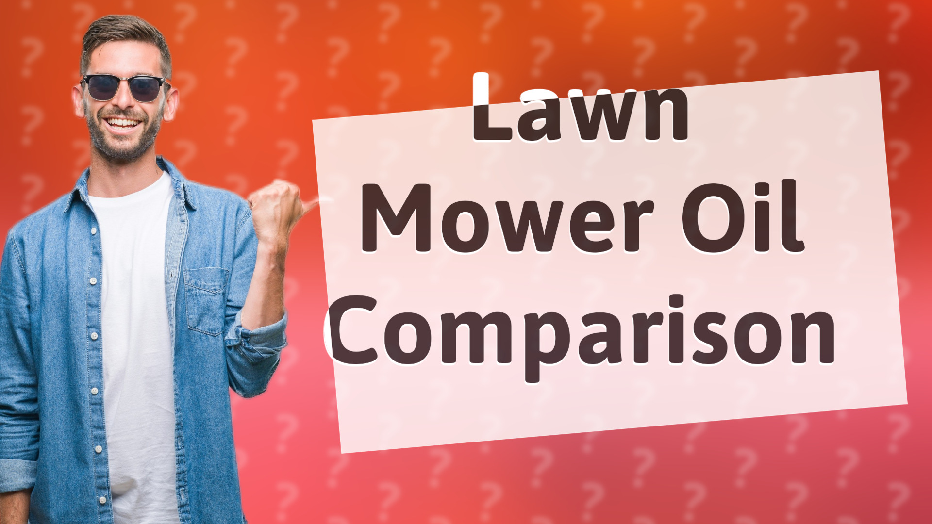 Lawn Mower Oil Comparison
