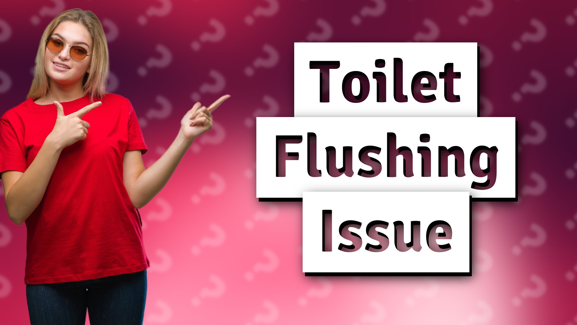 Toilet Flushing Issue