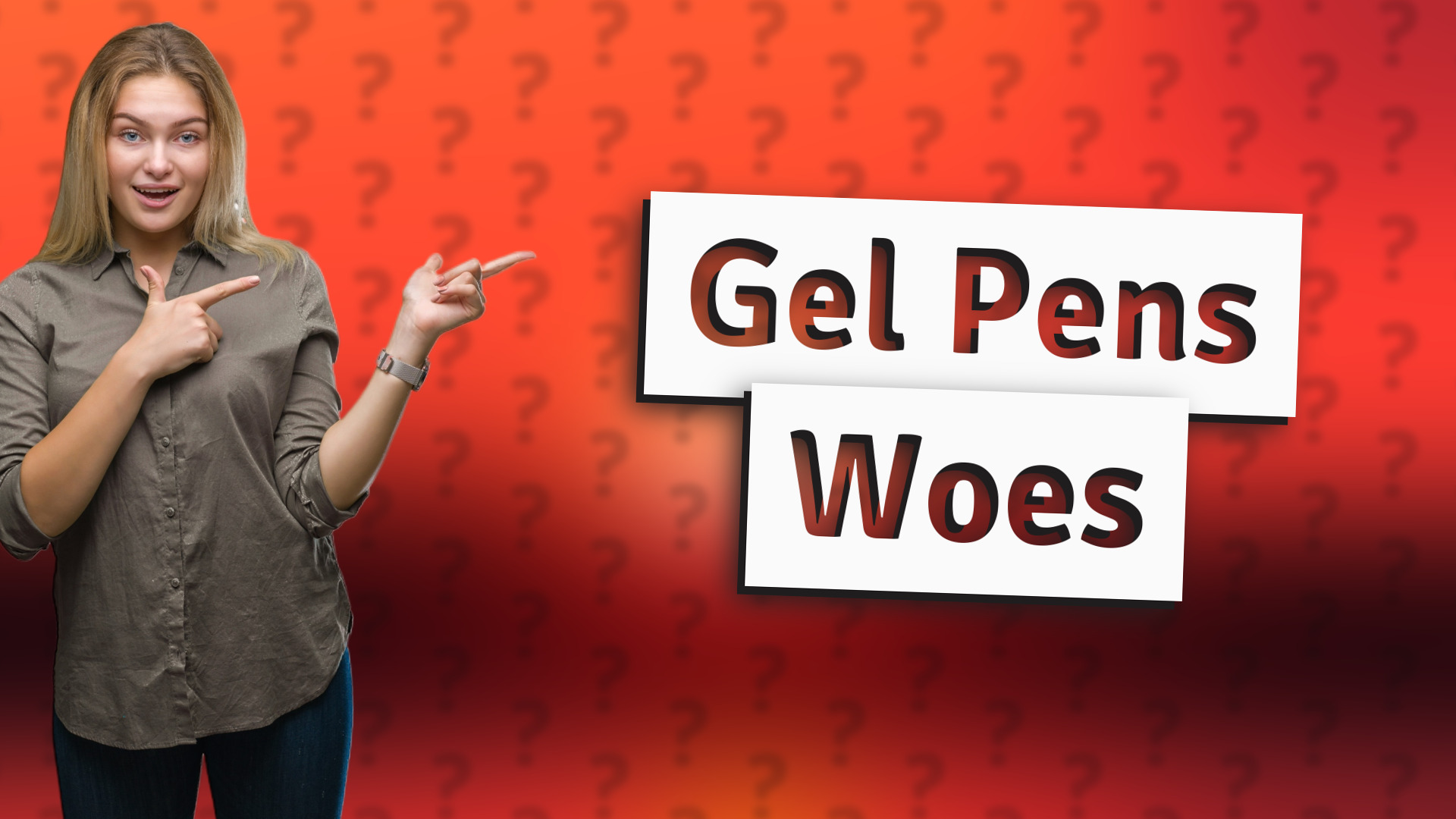 Gel Pens Woes