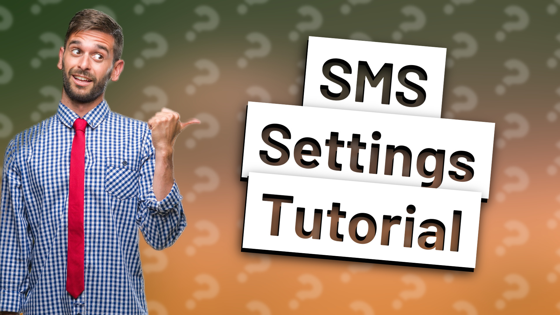 SMS Settings Tutorial