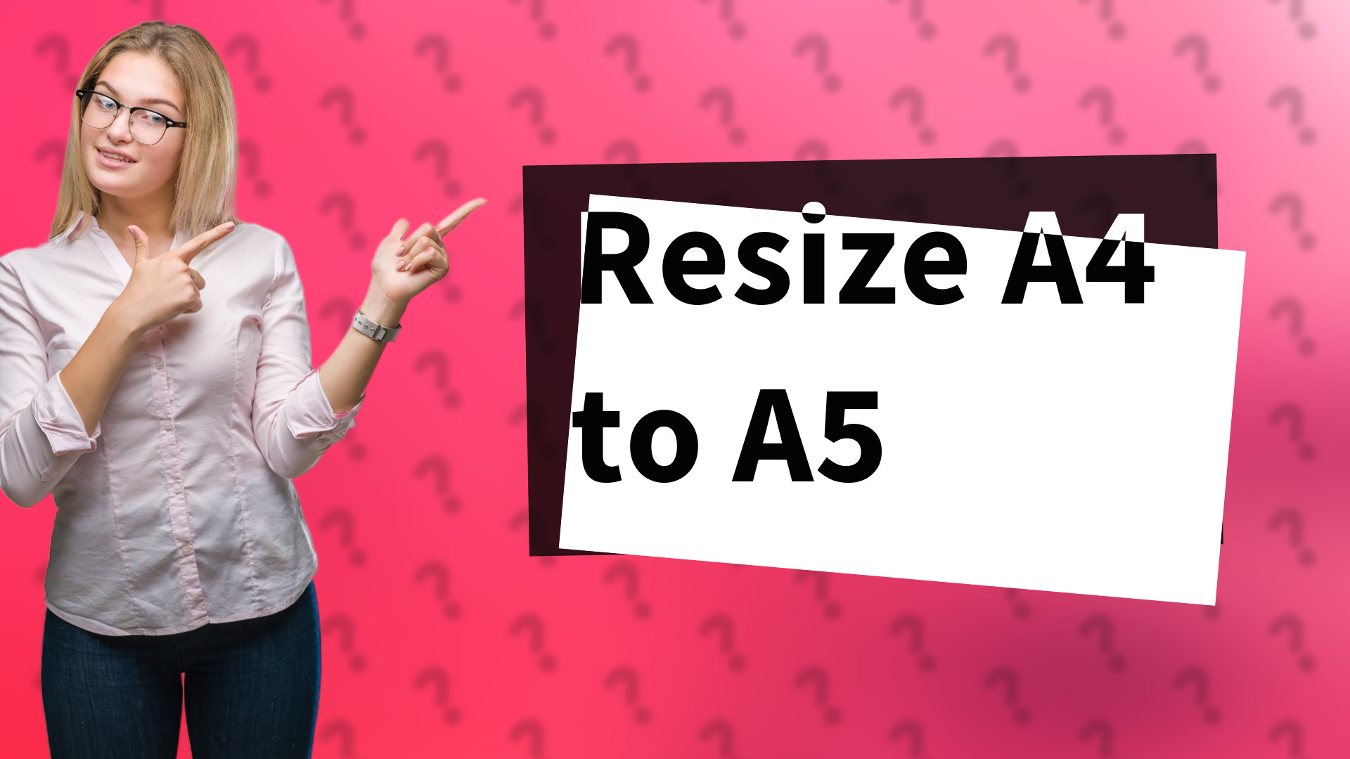 Resize A4 to A5