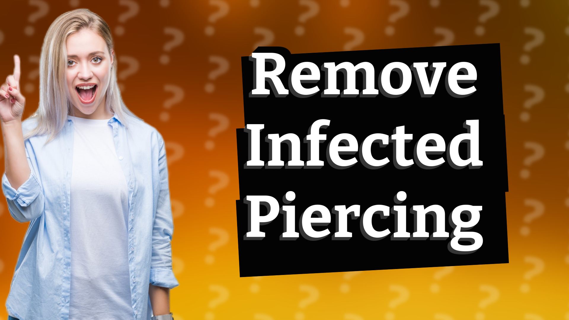 Remove Infected Piercing
