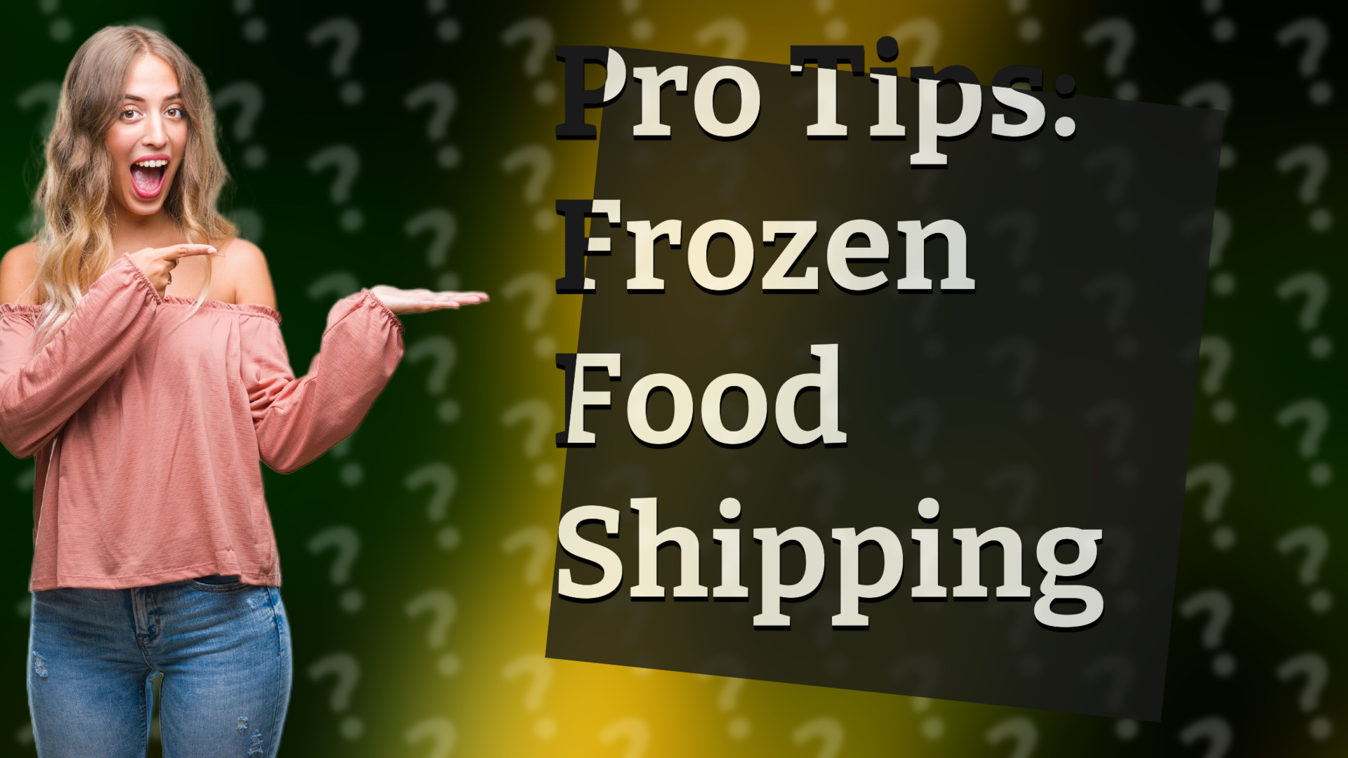 Pro Tips: Frozen Food Shipping