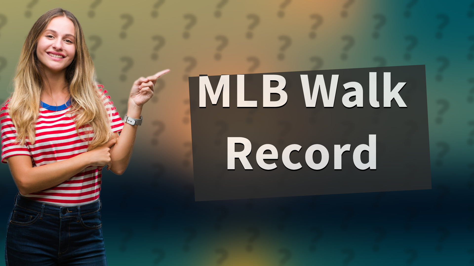 MLB Walk Record